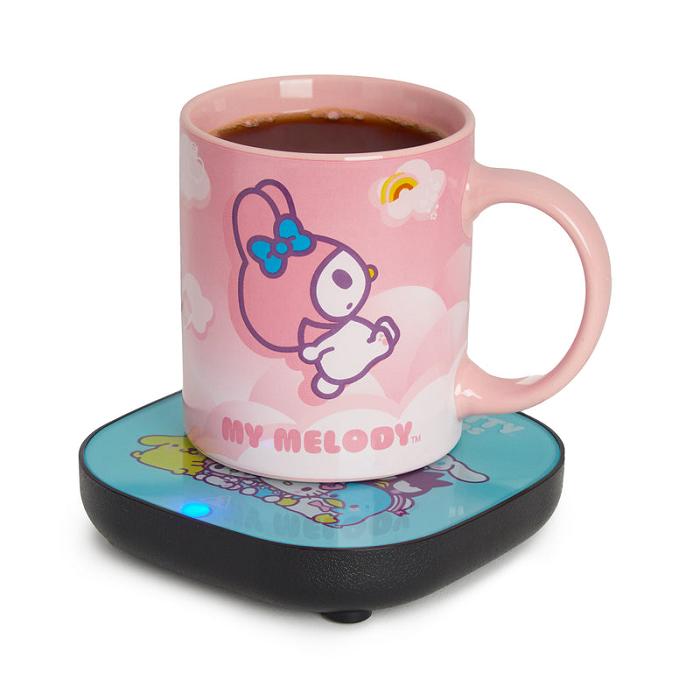 Hello Kitty My Melody Coffee Mug Warmer Set Roz | RO_HK85128