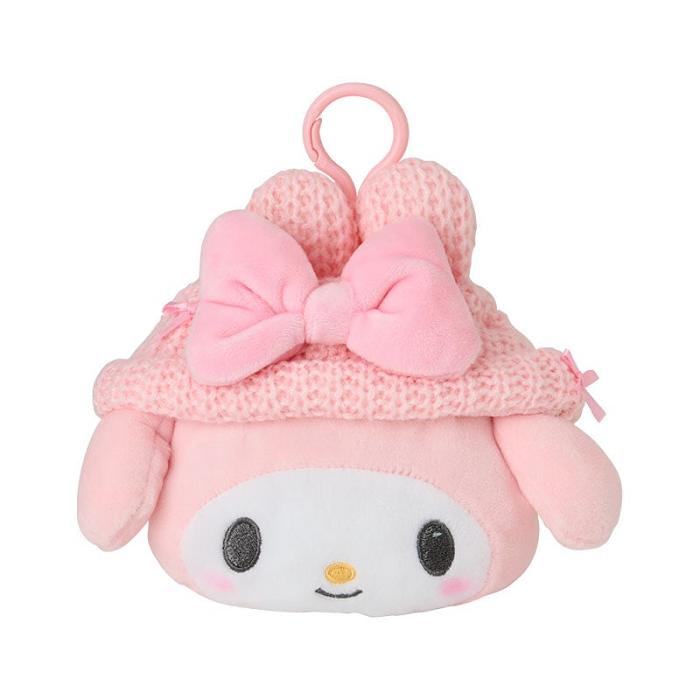 Hello Kitty My Melody Cozy Cap Mascot Clip Pouch Roz | RO_HK69711