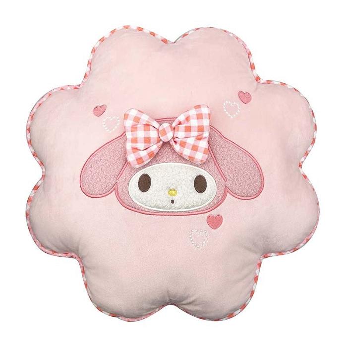 Hello Kitty My Melody Cozy Face Throw Pillow Roz | RO_HK32530