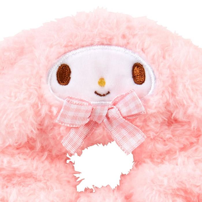 Hello Kitty My Melody Cozy Plush Scrunchie (Gingham Bow) Roz | RO_HK36456