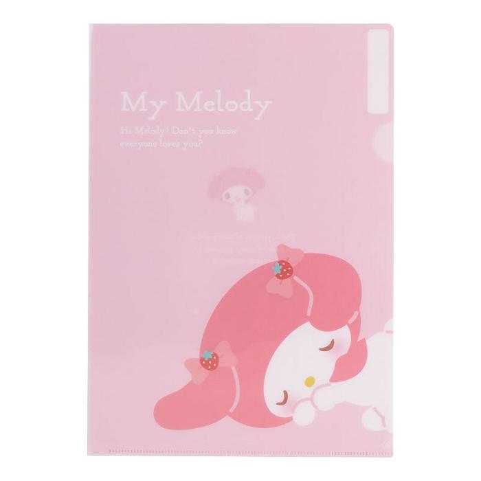 Hello Kitty My Melody Expressions 3-pc Clear File Folder Set Roz | RO_HK86622