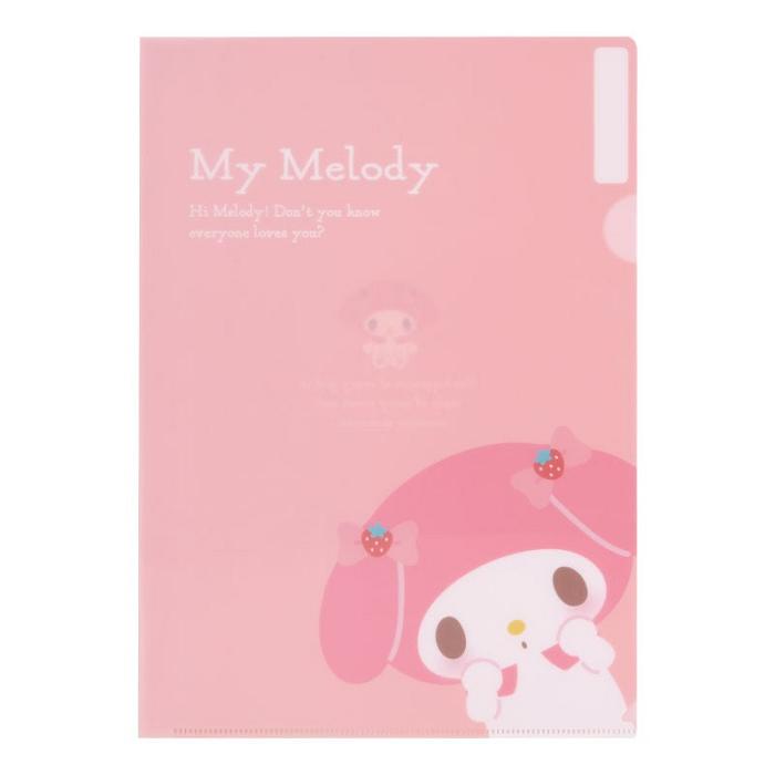 Hello Kitty My Melody Expressions 3-pc Clear File Folder Set Roz | RO_HK86622