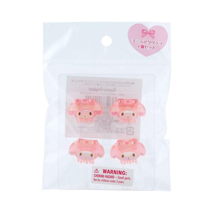 Hello Kitty My Melody Iridescent Mini Hair Clips (Set of 4) Roz | RO_HK31160