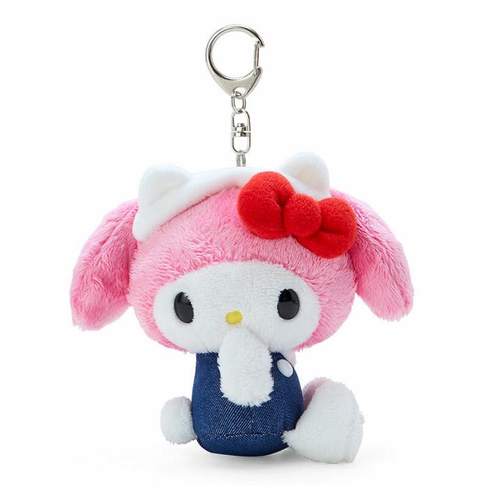 Hello Kitty My Melody Mascot Keychain Plush (Hello, Everyone! Series) Roz Albastri | RO_HK63471