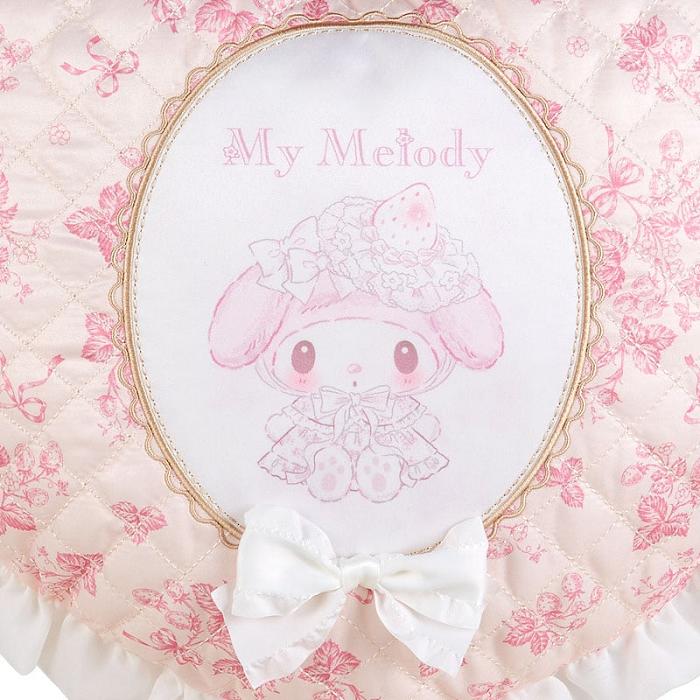 Hello Kitty My Melody Quilted Throw Pillow (White Strawberry Series) Roz | RO_HK75312