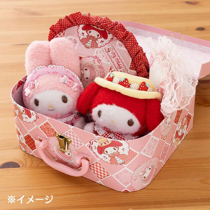 Hello Kitty My Melody Red Akamelo Storage Suitcase Roz | RO_HK91735