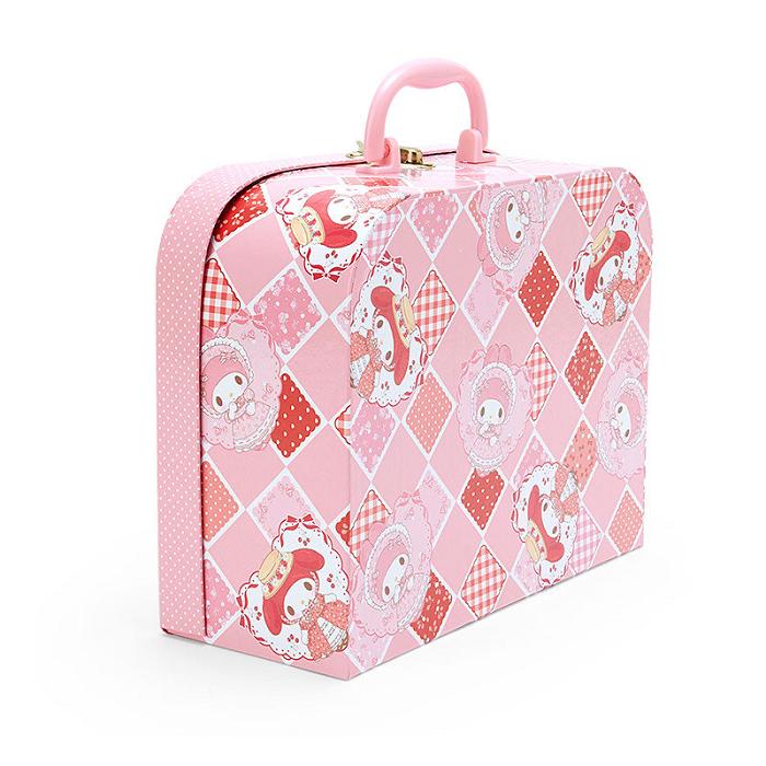 Hello Kitty My Melody Red Akamelo Storage Suitcase Roz | RO_HK10659