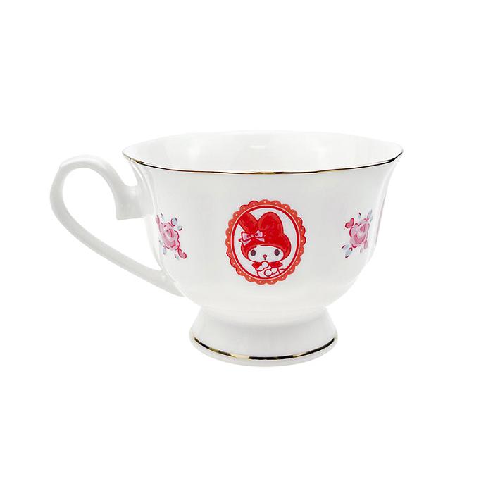 Hello Kitty My Melody Tea Cup and Saucer Set (Classic Corduroy Series) Albi | RO_HK98949