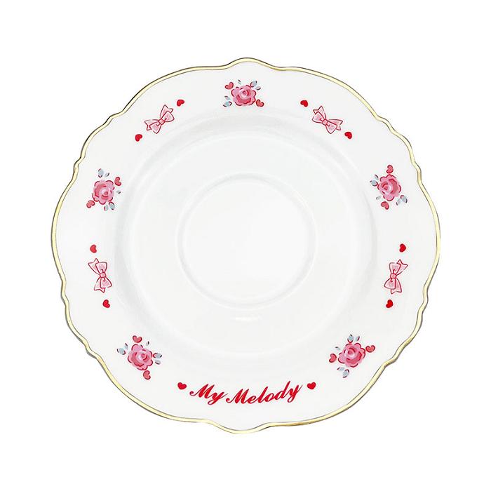 Hello Kitty My Melody Tea Cup and Saucer Set (Classic Corduroy Series) Albi | RO_HK98949