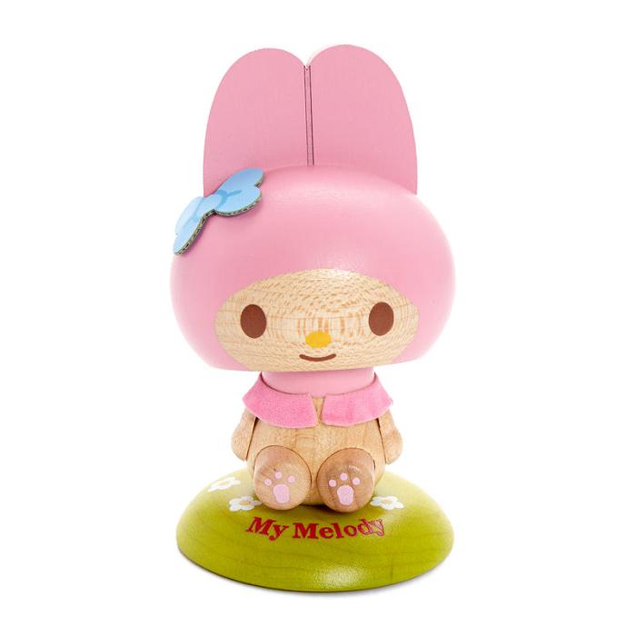 Hello Kitty My Melody Wooden Bobblehead Roz | RO_HK14963