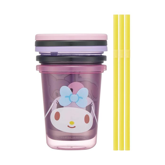 Hello Kitty My Melody & Kuromi Complete Tumbler 3pc Set Colorati | RO_HK44415