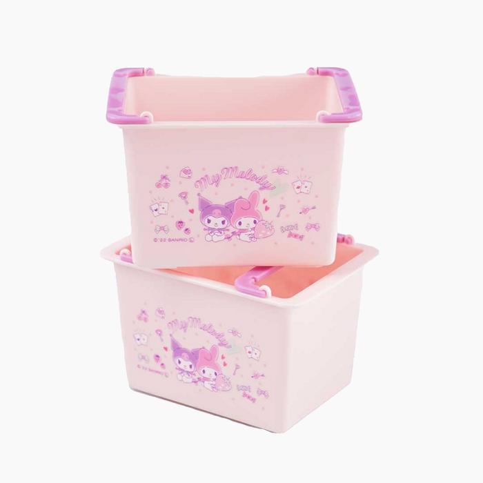 Hello Kitty My Melody & Kuromi Stackable Mini Baskets (Set of 2) Roz | RO_HK79853