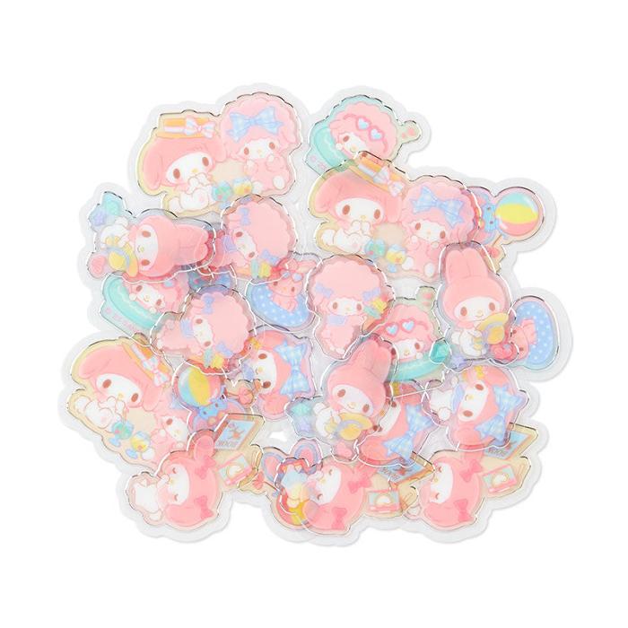 Hello Kitty My Melody and My Sweet Piano 24-Piece Summer Tee Mini Sticker Pack Roz | RO_HK83085