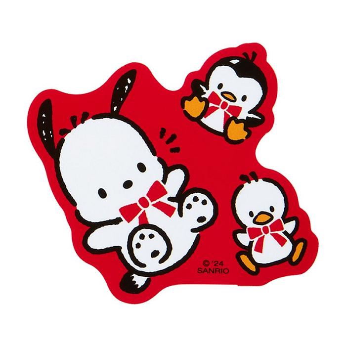 Hello Kitty Pochacco 10-pc Sticker Pack (35th Anniversary Red Ribbon Series) Rosii | RO_HK36724