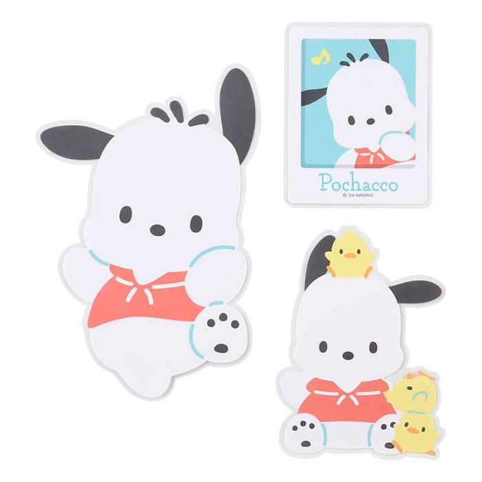 Hello Kitty Pochacco 3-pc Dress Your Tech Sticker Set Albastri | RO_HK63733