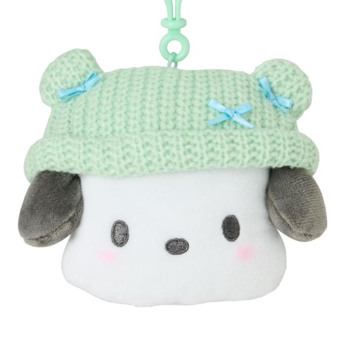 Hello Kitty Pochacco Cozy Cap Mascot Clip Pouch Verzi Albi | RO_HK91538