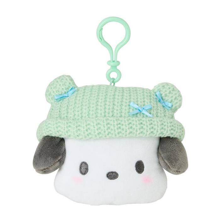 Hello Kitty Pochacco Cozy Cap Mascot Clip Pouch Verzi Albi | RO_HK91538