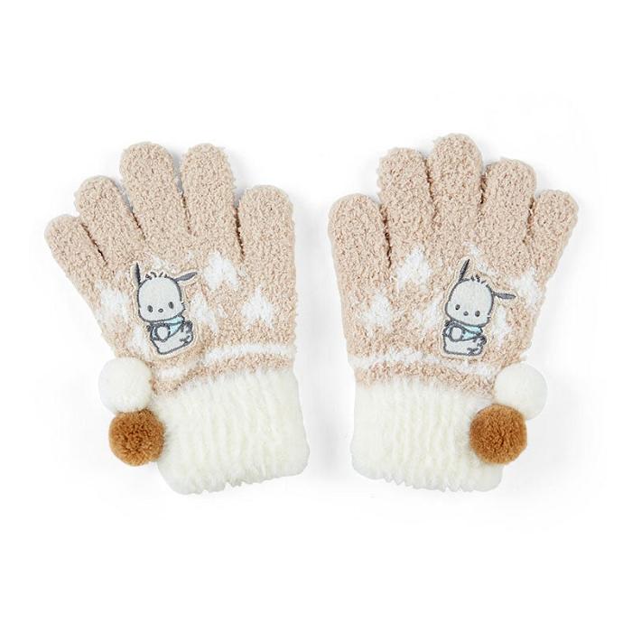 Hello Kitty Pochacco Kids Cozy Gloves Maro Albi | RO_HK21352