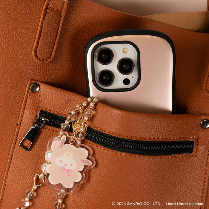 Hello Kitty Pochacco Latte Bear Beaded Charm Mobile Phone Wrist Strap Albi | RO_HK81489