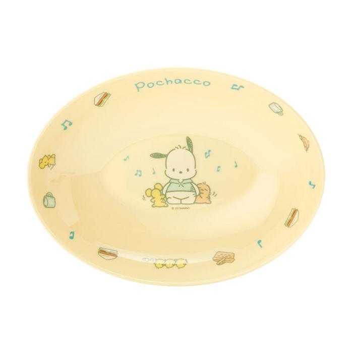 Hello Kitty Pochacco Oval Melamine Plate Galbeni | RO_HK28830