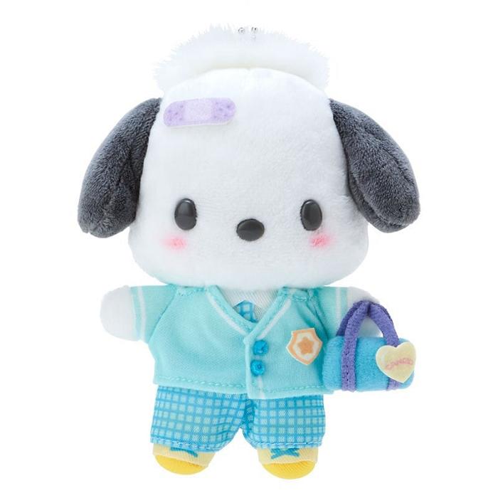 Hello Kitty Pochacco Plush Mascot Keychain (Sanrio Academy Series) Albi Albastri | RO_HK39043