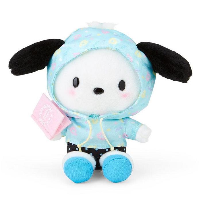 Hello Kitty Pochacco Plush Mascot Keychain (Day at the Funfair Series) Albastri | RO_HK33252