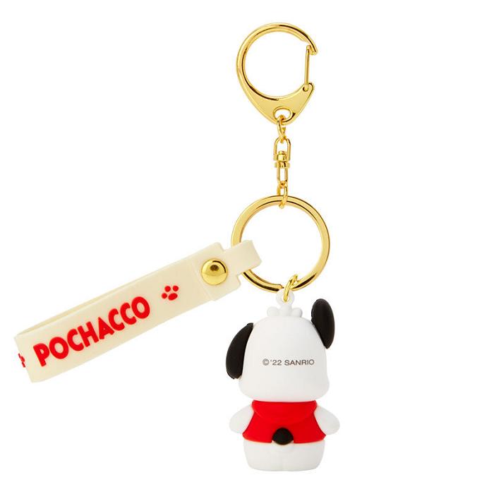 Hello Kitty Pochacco Signature Keychain Albi Rosii | RO_HK69161