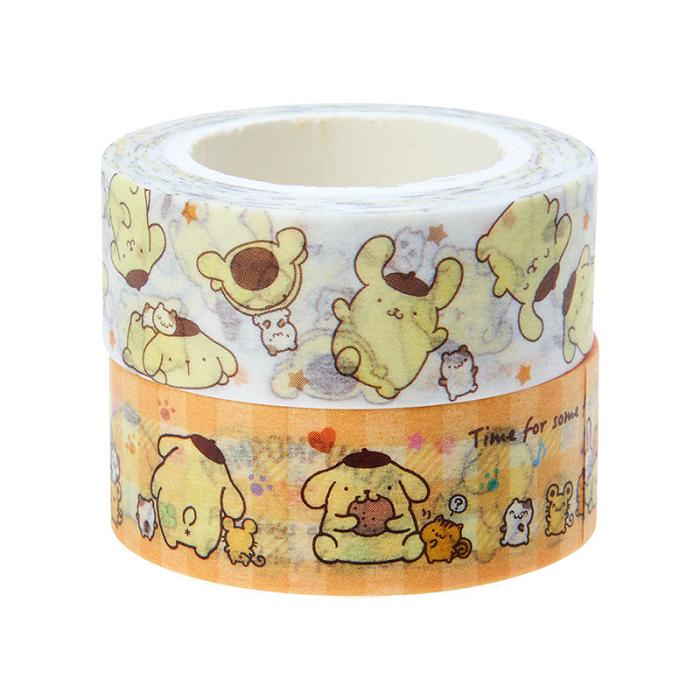 Hello Kitty Pompompurin 2-Piece Washi Tape Set Galbeni | RO_HK86774