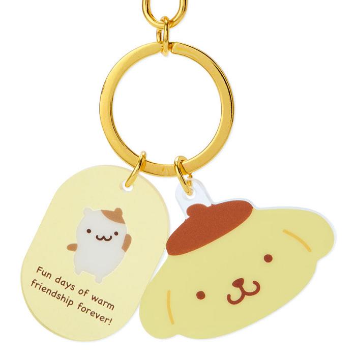 Hello Kitty Pompompurin Besties Keychain Galbeni | RO_HK80554