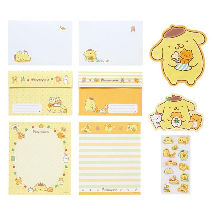 Hello Kitty Pompompurin Classic Letter Set Galbeni | RO_HK26308