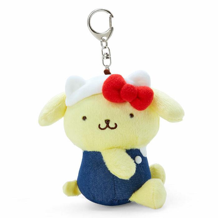 Hello Kitty Pompompurin Mascot Keychain Plush (Hello, Everyone! Series) Galbeni Albastri | RO_HK10017