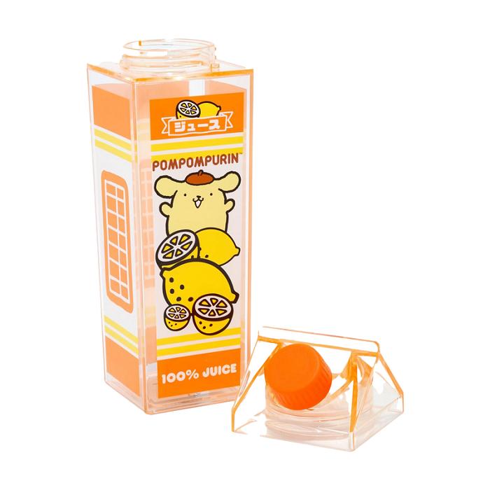 Hello Kitty Pompompurin Milk Carton Water Bottle (Lemon) Galbeni | RO_HK31087