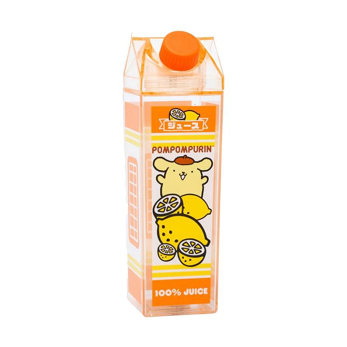 Hello Kitty Pompompurin Milk Carton Water Bottle (Lemon) Galbeni | RO_HK31087