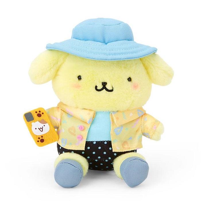 Hello Kitty Pompompurin Plush Mascot Keychain (Day at the Funfair Series) Galbeni | RO_HK73492