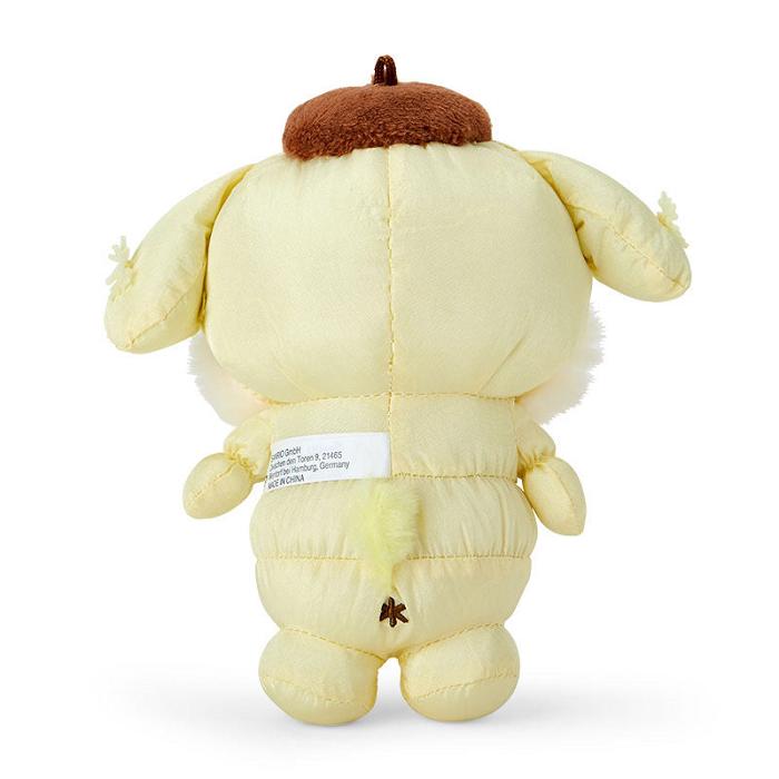 Hello Kitty Pompompurin Plush Mascot Keychain (Winter Snowsuit Series) Galbeni | RO_HK59141