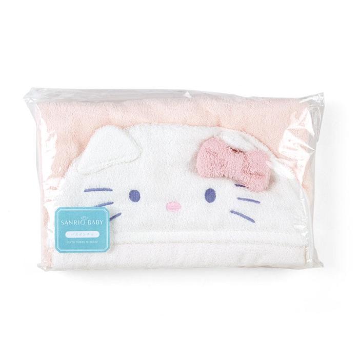 Hello Kitty Sanrio Baby Hello Kitty Hooded Bath Wrap Albi | RO_HK90446