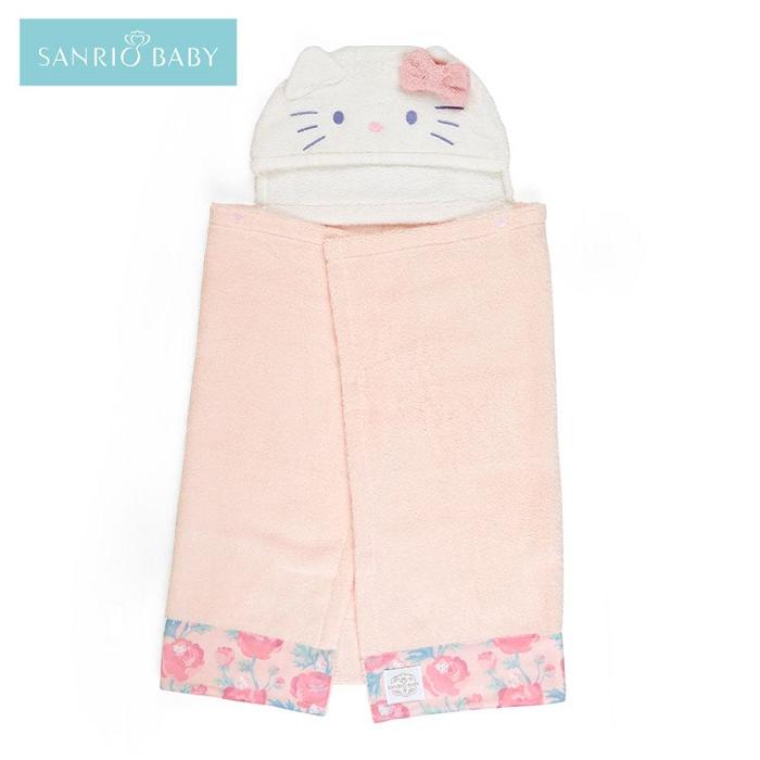 Hello Kitty Sanrio Baby Hello Kitty Hooded Bath Wrap Albi | RO_HK90446