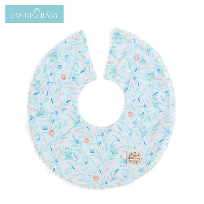 Hello Kitty Sanrio Baby Organic Cotton Hangyodon Bib Albastri | RO_HK87505