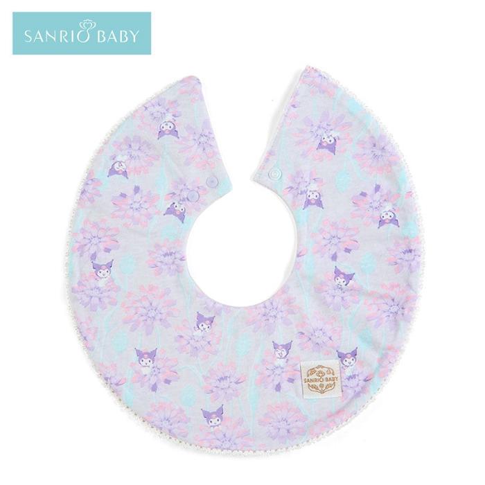 Hello Kitty Sanrio Baby Organic Cotton Kuromi Bib Violet | RO_HK92890