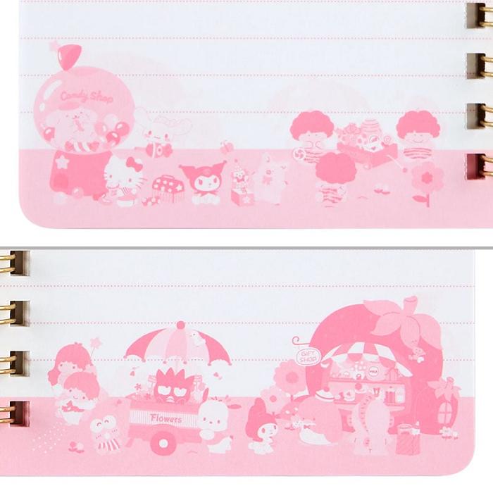 Hello Kitty Sanrio Characters Compact Ruled Notebook Roz | RO_HK83181