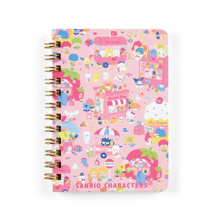 Hello Kitty Sanrio Characters Compact Ruled Notebook Roz | RO_HK83181