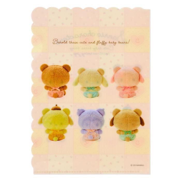 Hello Kitty Sanrio Characters File Folder Set (Baby Bear Series) Galbeni | RO_HK70978