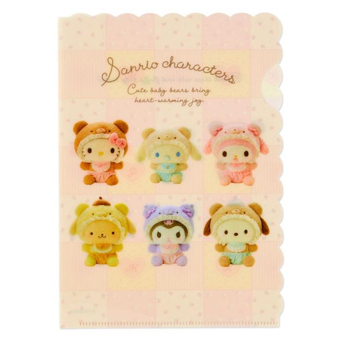 Hello Kitty Sanrio Characters File Folder Set (Baby Bear Series) Galbeni | RO_HK70978