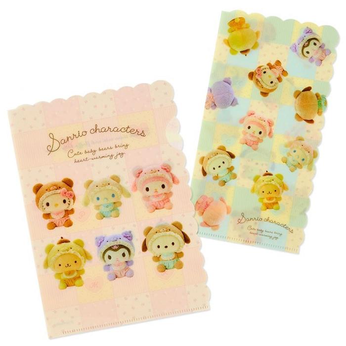 Hello Kitty Sanrio Characters File Folder Set (Baby Bear Series) Galbeni | RO_HK70978