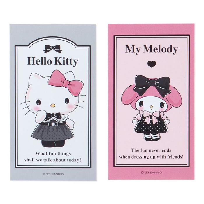 Hello Kitty Sanrio Characters ID Badge Holder & Sticker Set (Pretty Party Series) Gri Roz | RO_HK39810