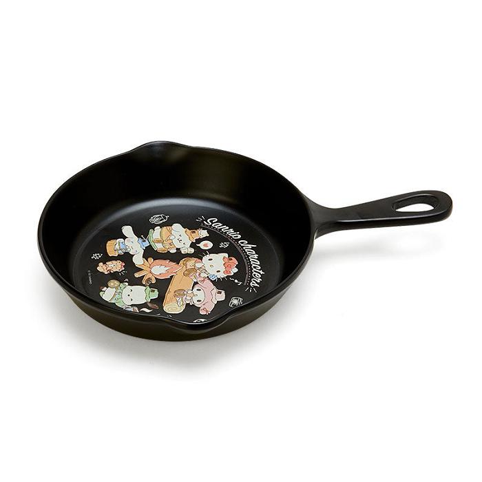 Hello Kitty Sanrio Characters Melamine Skillet Plate (Cute Camp Series) Negrii | RO_HK80515