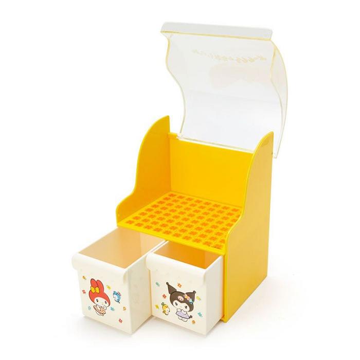 Hello Kitty Sanrio Characters Mini Yellow Storage Chest (Retro Room Series) Galbeni | RO_HK41356