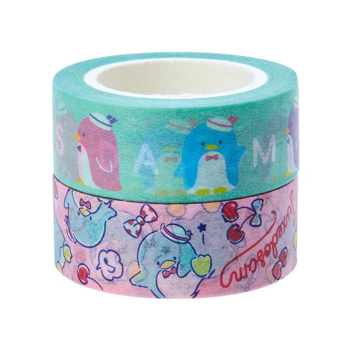 Hello Kitty Tuxedosam 2-Piece Washi Tape Set Albastri | RO_HK80171