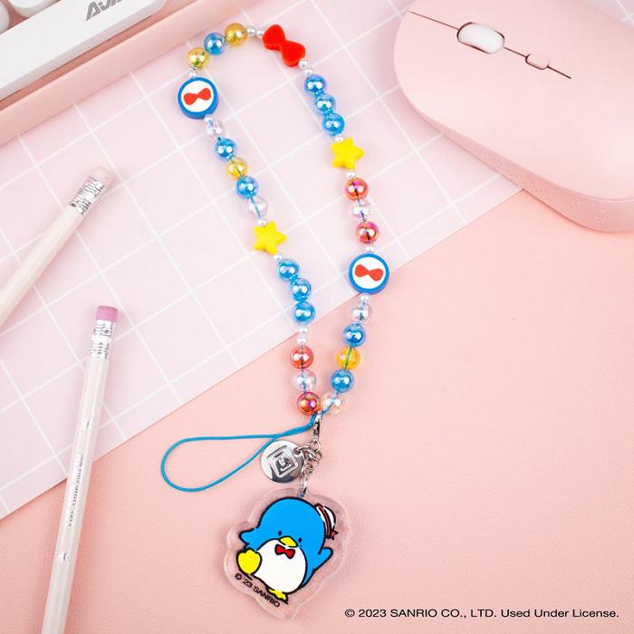 Hello Kitty Tuxedosam Beaded Charm Mobile Phone Wrist Strap Colorati | RO_HK68173